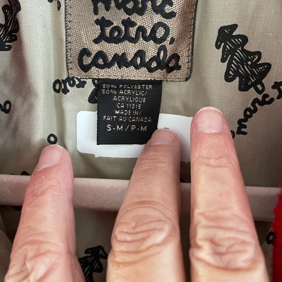 Marc Tetro Fleece Vest Canadian Mounties Vintage size S-M - Picture 6 of 10